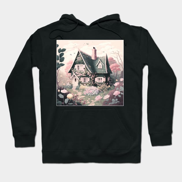 Wonderland Fantasy Home Dreamy Vintage Fairycore Hoodie by RetroZin